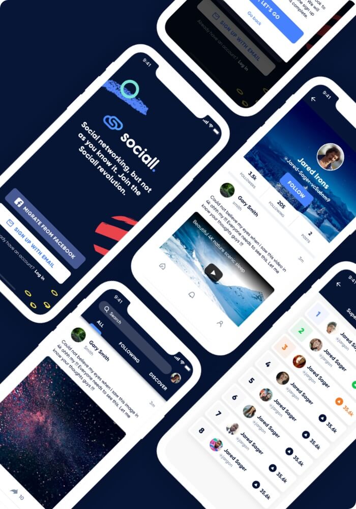 Our work Sociall.io App image